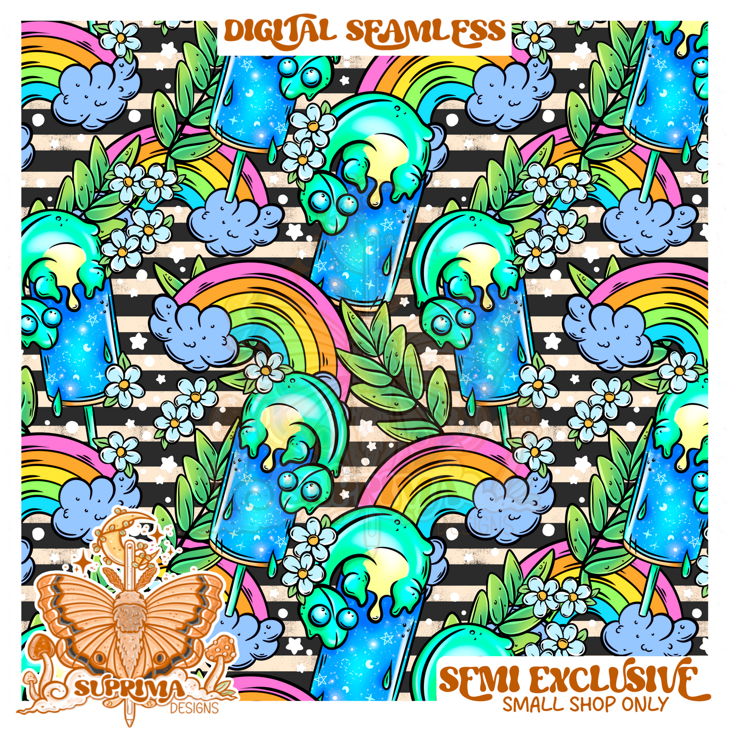 Nessie Push Pop | Seamless 2 Colorways | SMALL SHOP Only Semi Exclusive