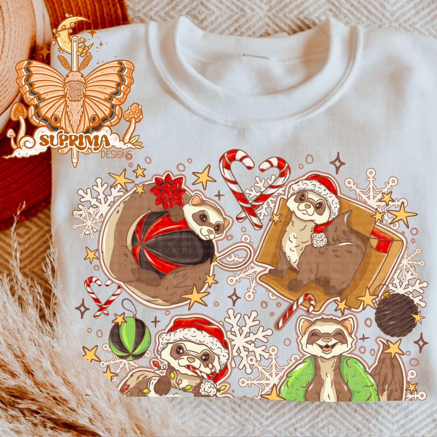 Merry Feral Ferret | PNG