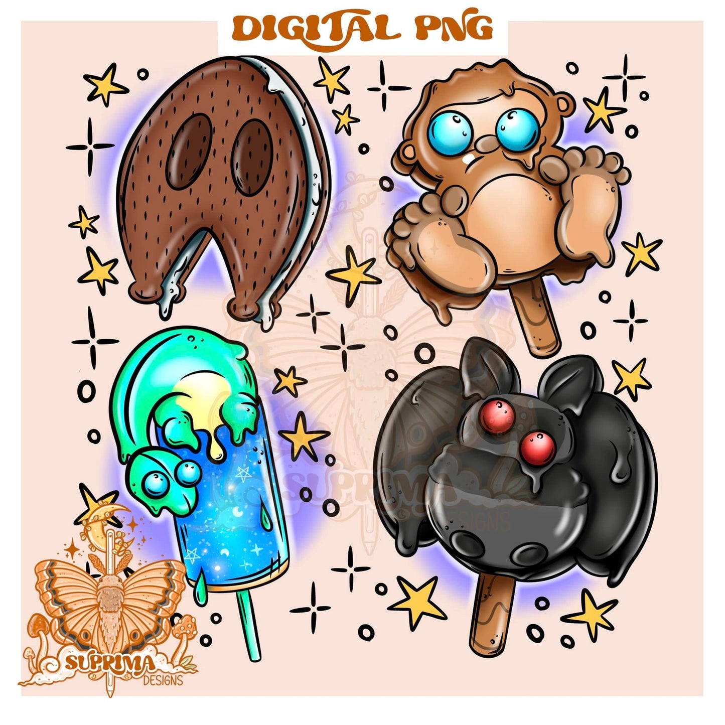 Cryptid Pops Mashup | PNG