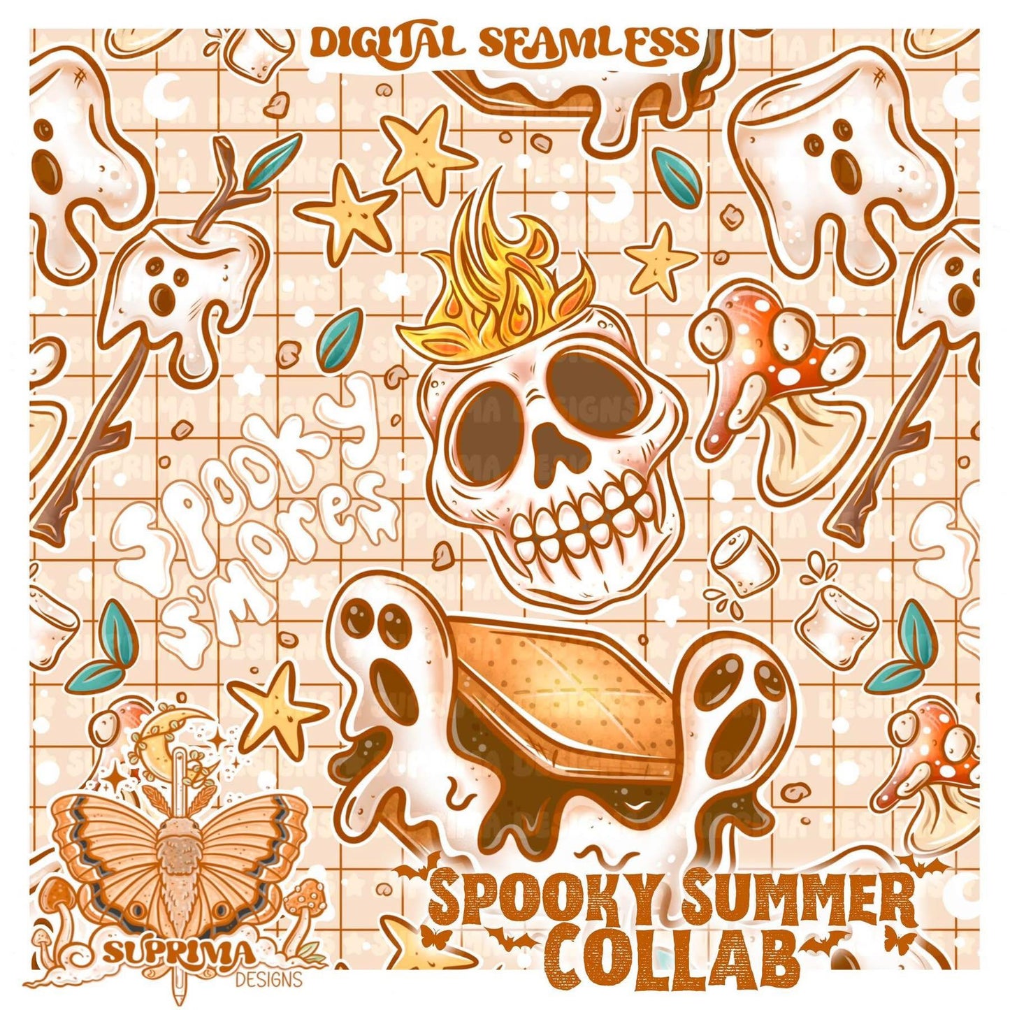 Spooky S'mores | Peach Seamless