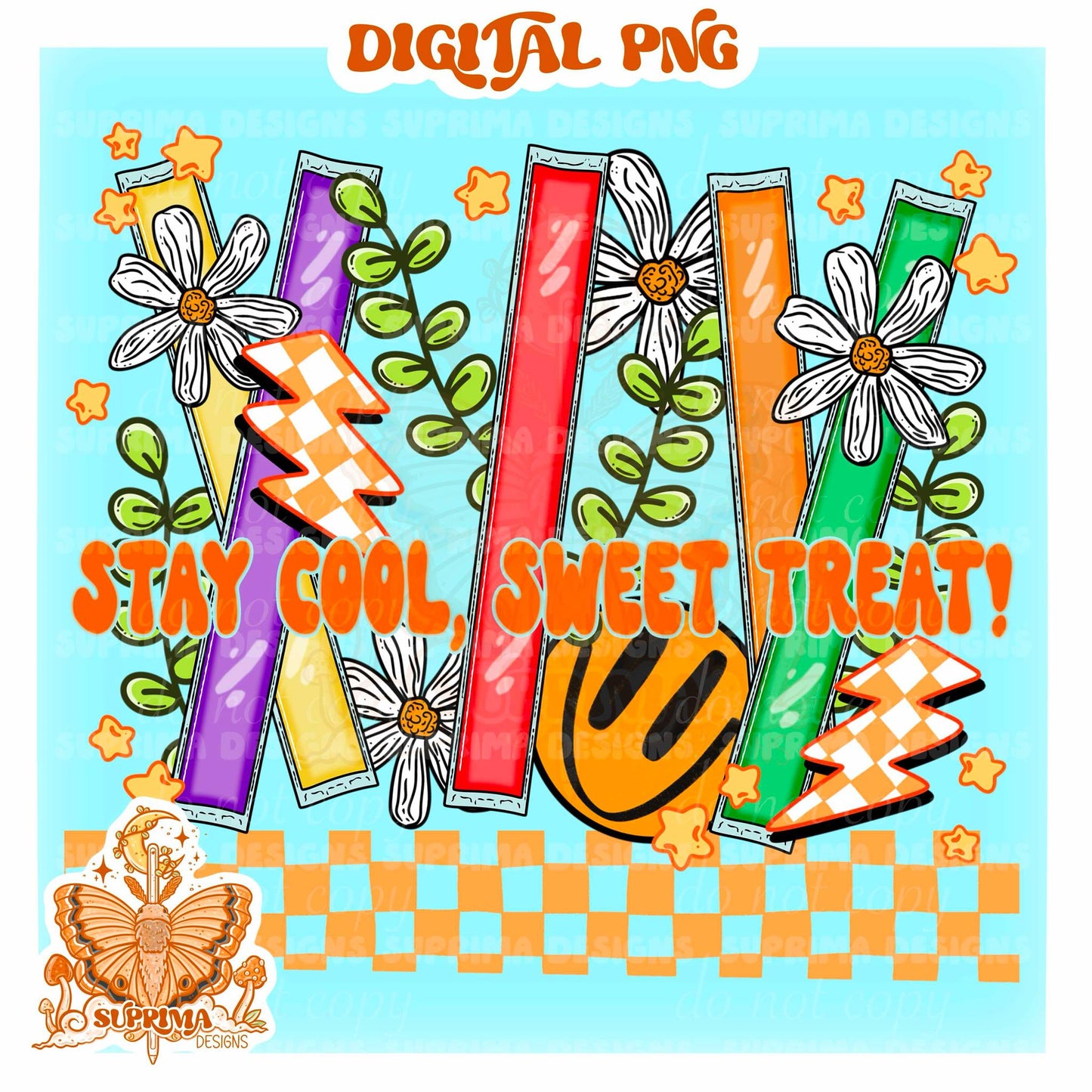 Summer Pops | Seamless | PNG