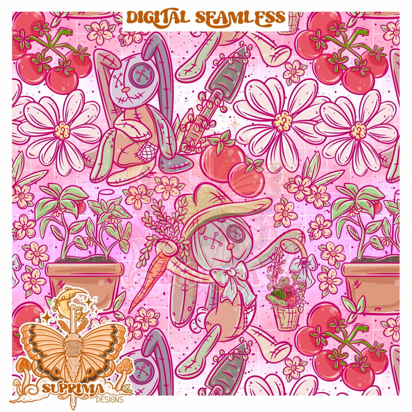 Ragdoll Garden Bunniez | Seamless 2 Colorways | SMALL SHOP Only Semi Exclusive