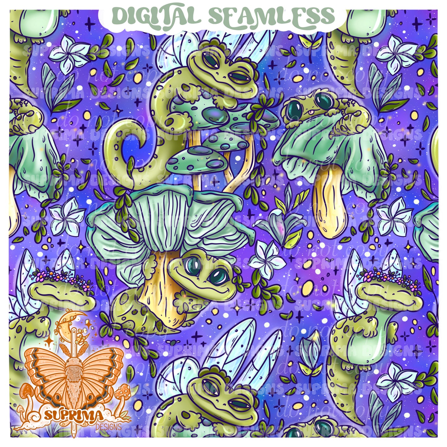Little Lizard Forest Friends 2B | Seamless