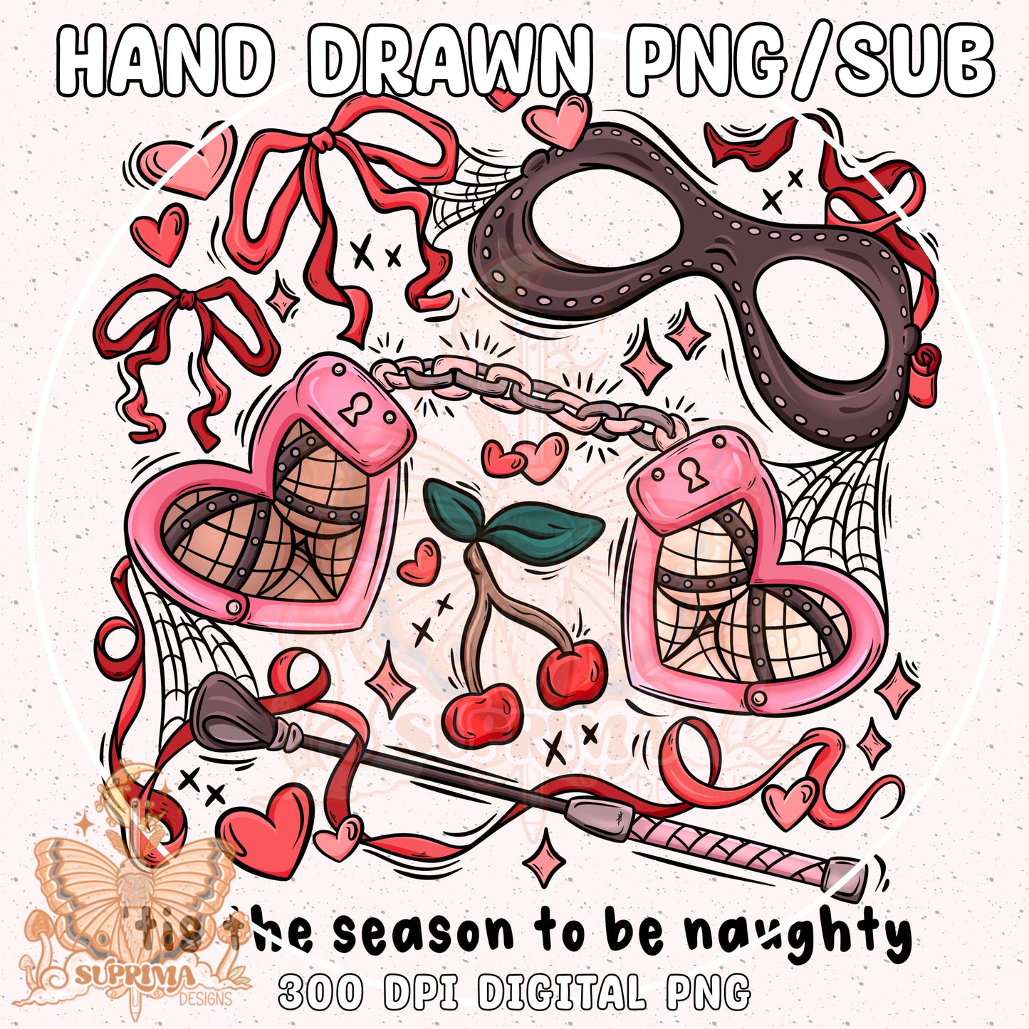 Tis the Season to be Naughty-Mix |PNG|Seamless|Libby