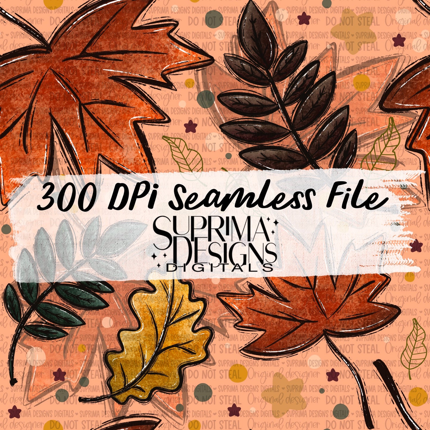 Fall Leaves Seamless-2 scales
