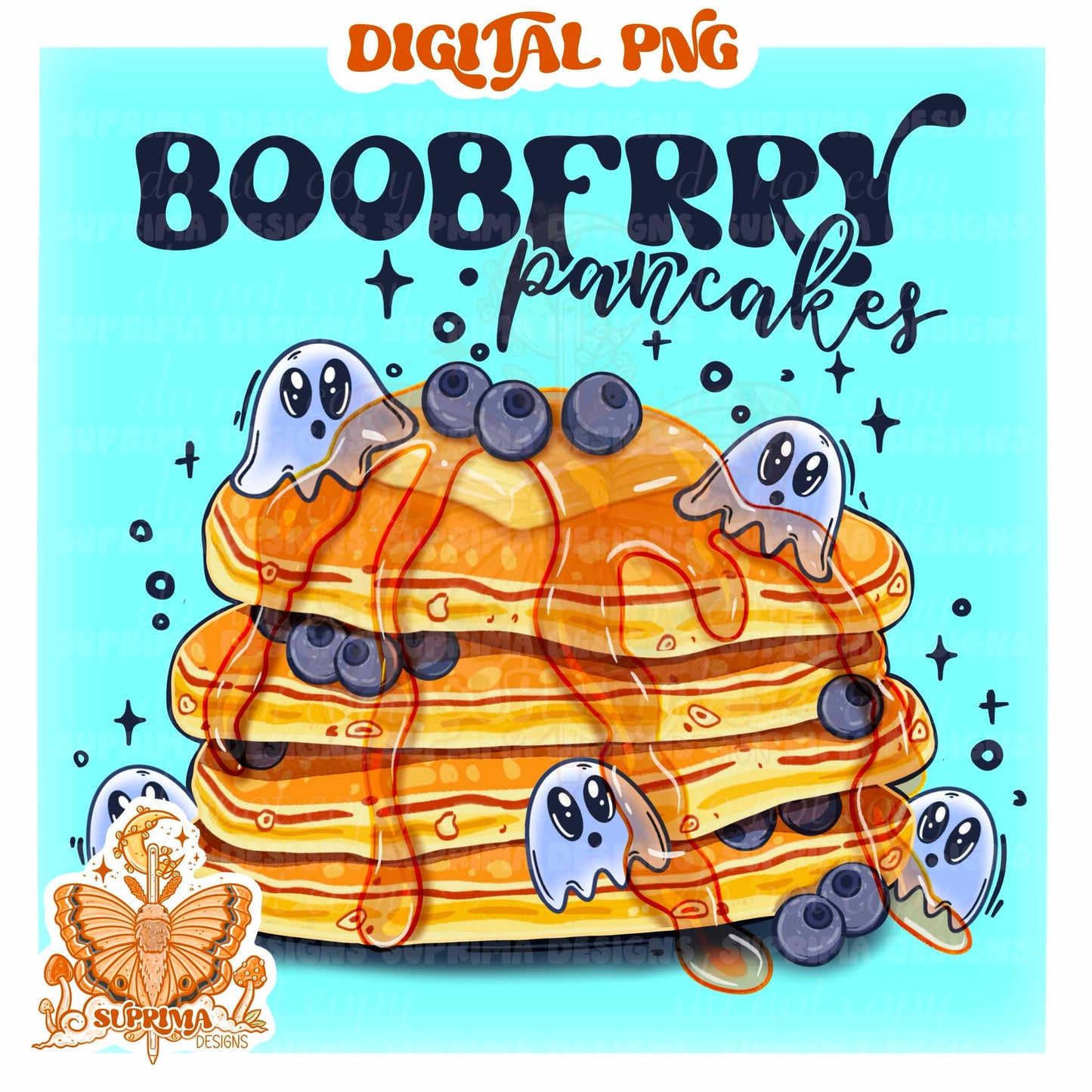 Booberry Pancakes | PNG