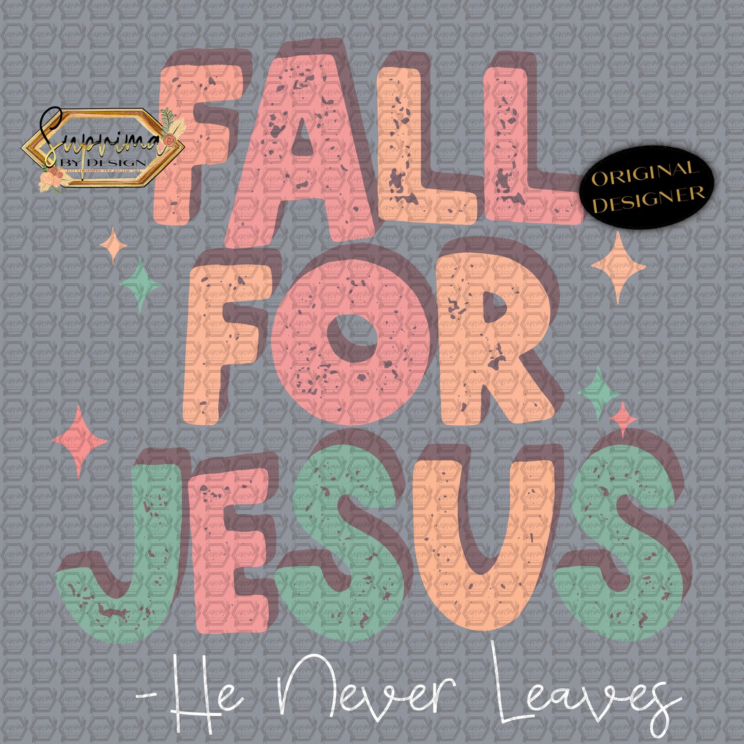 Fall for Jesus (White ink)