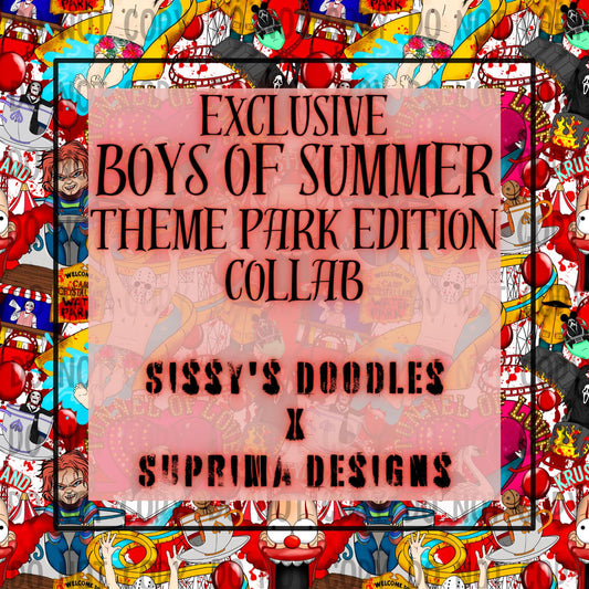 Boys of Summer- Theme Park Edition Collab Bundle w/ Sissy's Doodles