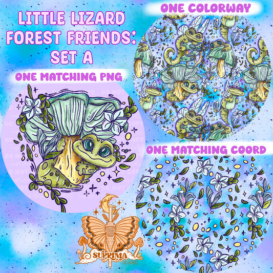 Little Lizard Forest Friends 2 | Set A