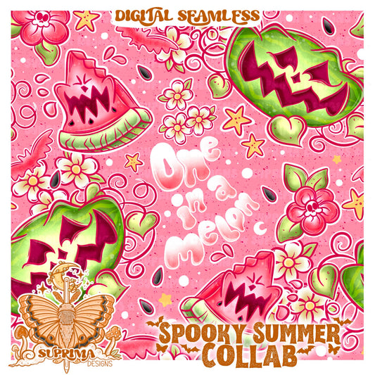 One in a Melon | Pink Seamless