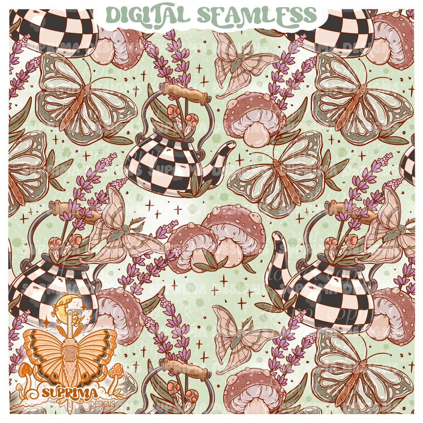 Cottage Tea | Matching PNG Included