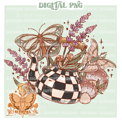 Cottage Tea | Matching PNG Included