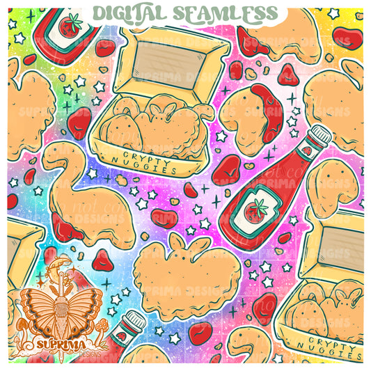 Crypty Nuggies | Matching PNG Included