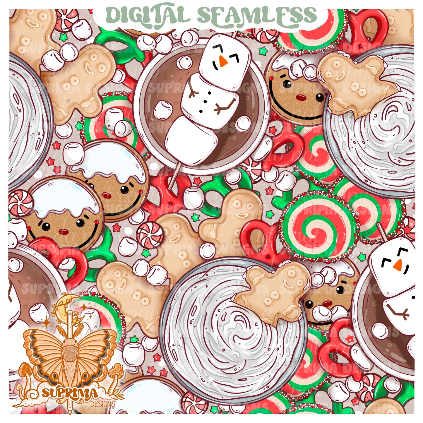 Christmas Tabletop | Matching PNG Included