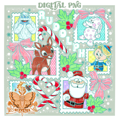 Coquette Rudolph | Includes Coordinating PNG