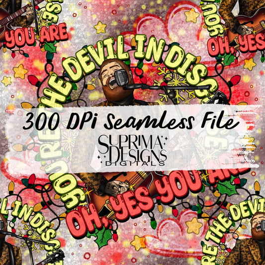 Devil in Disg.. | PostM | Seamless 2 Scales | Hand Drawn*