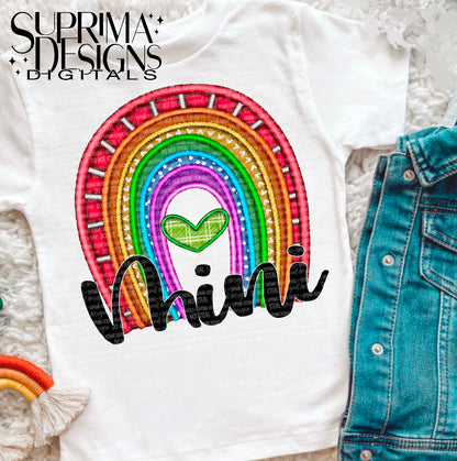 Rainbow Embroidery Mini