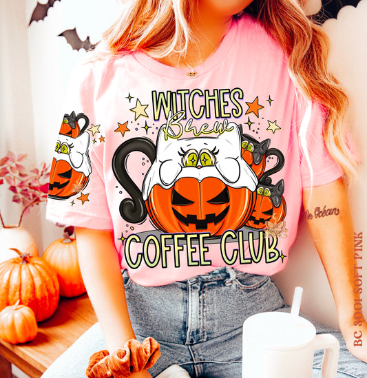 Witches Brew Coffee Club| Hand Drawn | Sleeve Combo