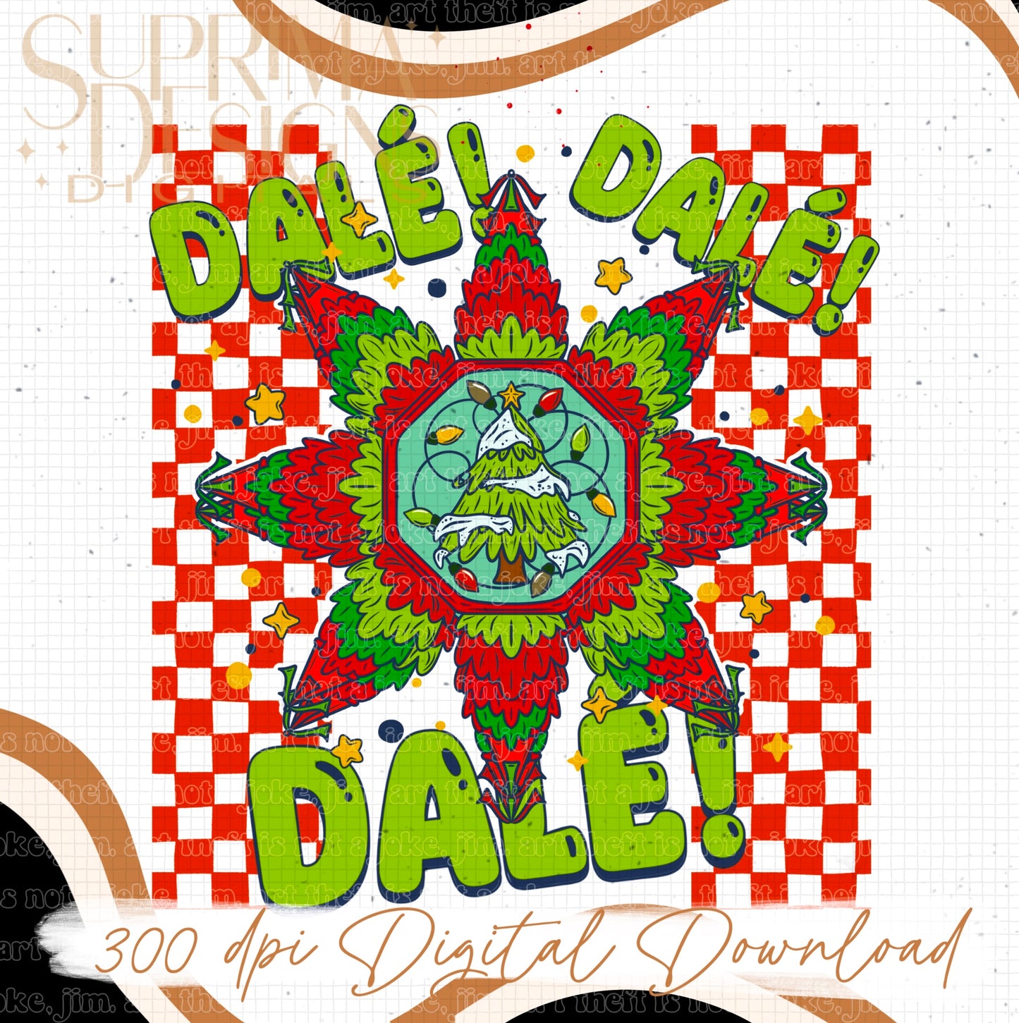 Dale Dale Dale Red | Hand Drawn*