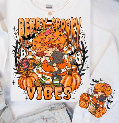 Berry Spooky Vibes | Hand Drawn | Sleeve Combo