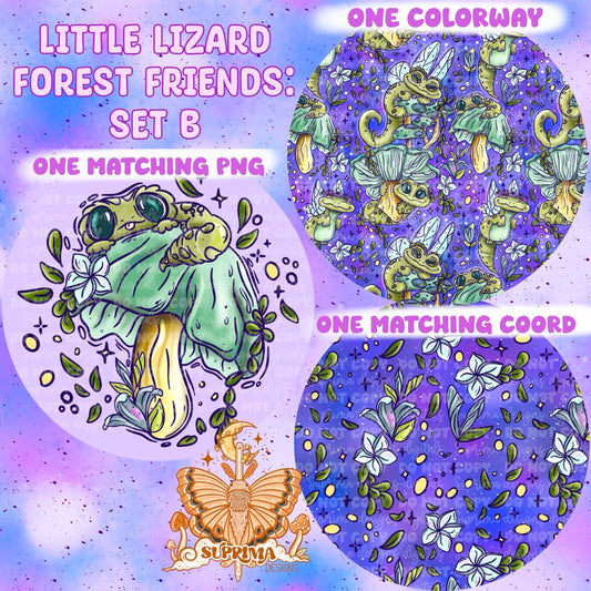 Little Lizard Forest Friends 2 | Set B