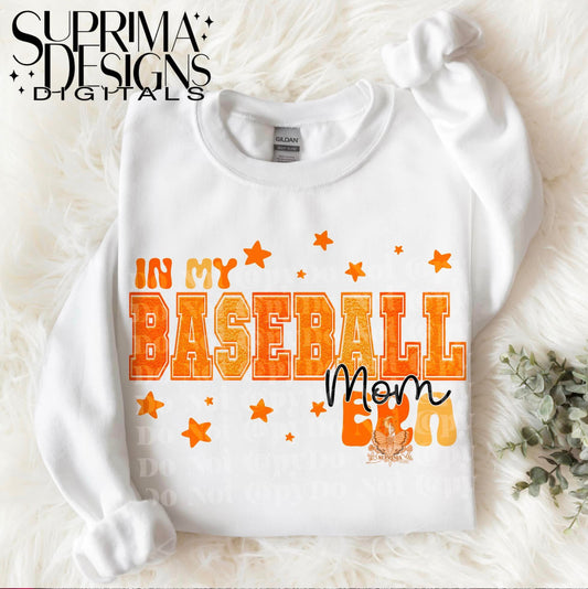 In My Baseball Mom Era | Orange