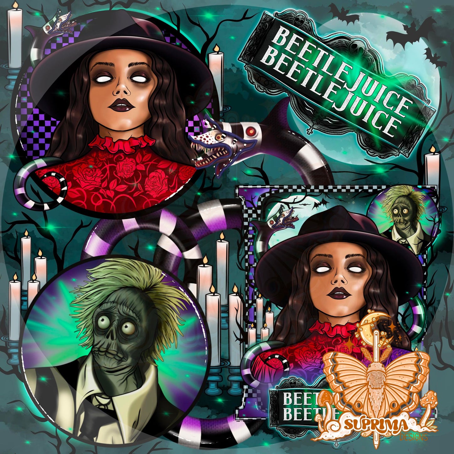 Beetlejuice Beetlejuice | Seamless 2 Scales