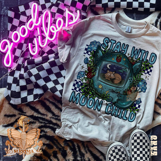 Stay Wild Moon Child Tamagotchi | Checkered