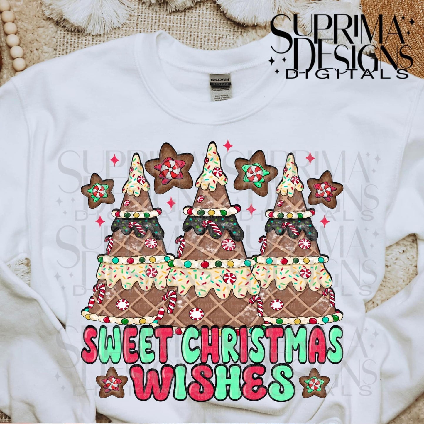 Sweet Christmas Wishes | Hand Drawn*