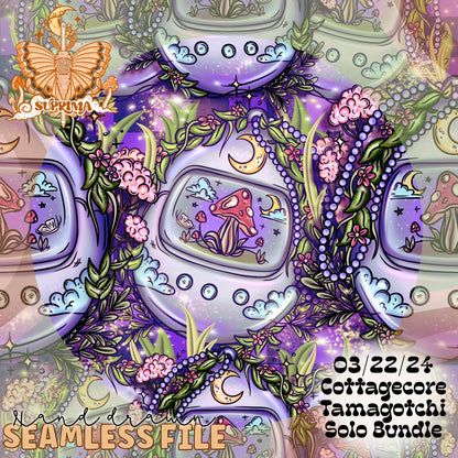 Play Amongst the Wild Things Tamagotchi | Violet | Seamless | 2 Scales