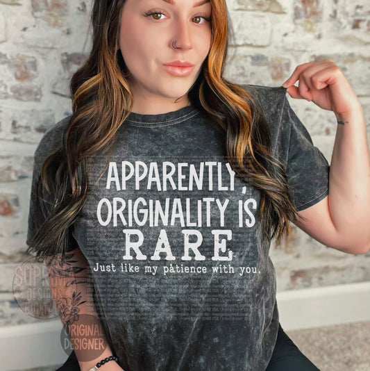 Originality is Rare | White